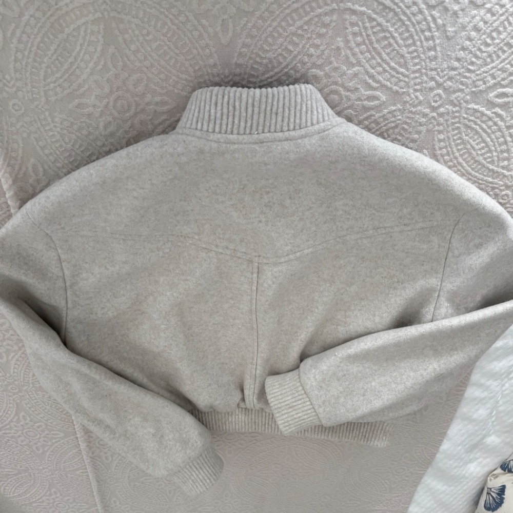 Women’s Wool Bomber Jacket Zara Size XS - Picture 4 of 4